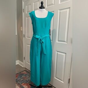 NWT NY&C Elegant Teal Jumpsuit